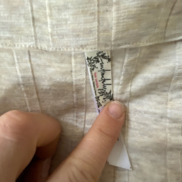 Free People square neck bodysuit size small - Picture 3 of 3